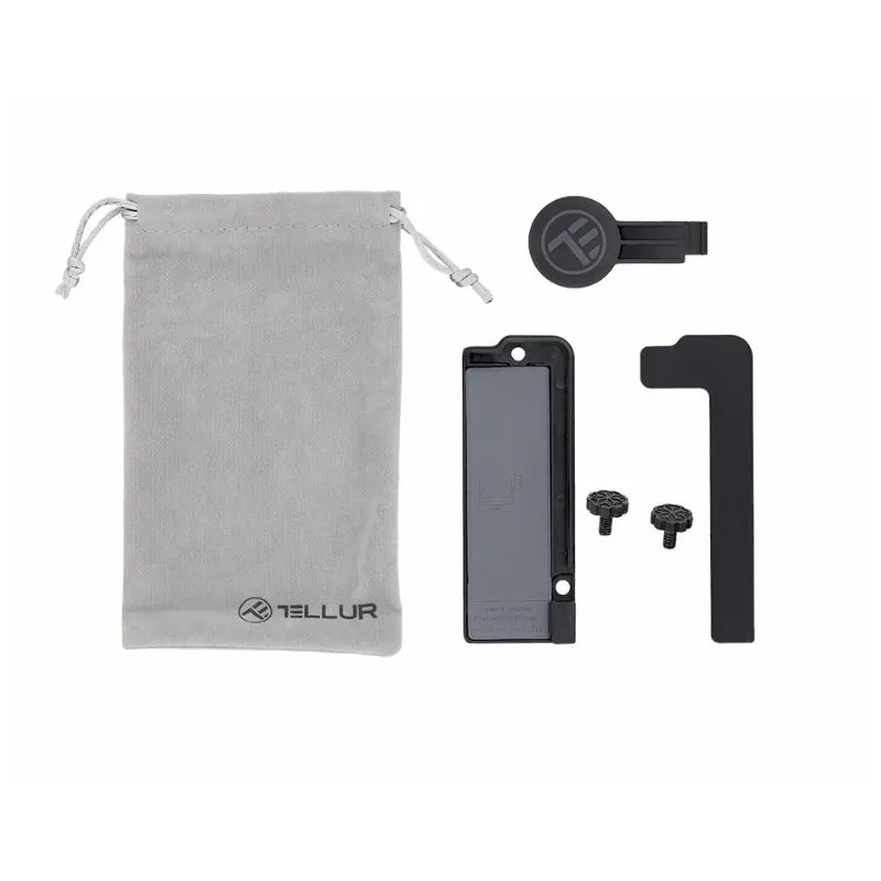 Tellur Phone Holder Magnetic, Laptop Display Mount, MDM, black