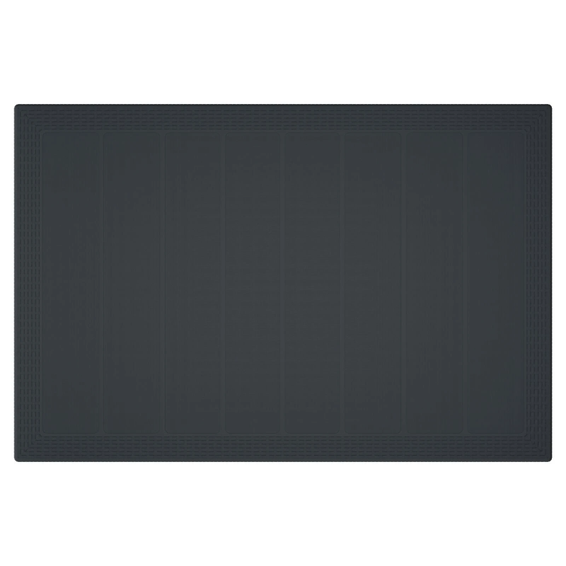 vidaXL Dārza ēdamgalds 5 pcs Antracīts Polt rattan