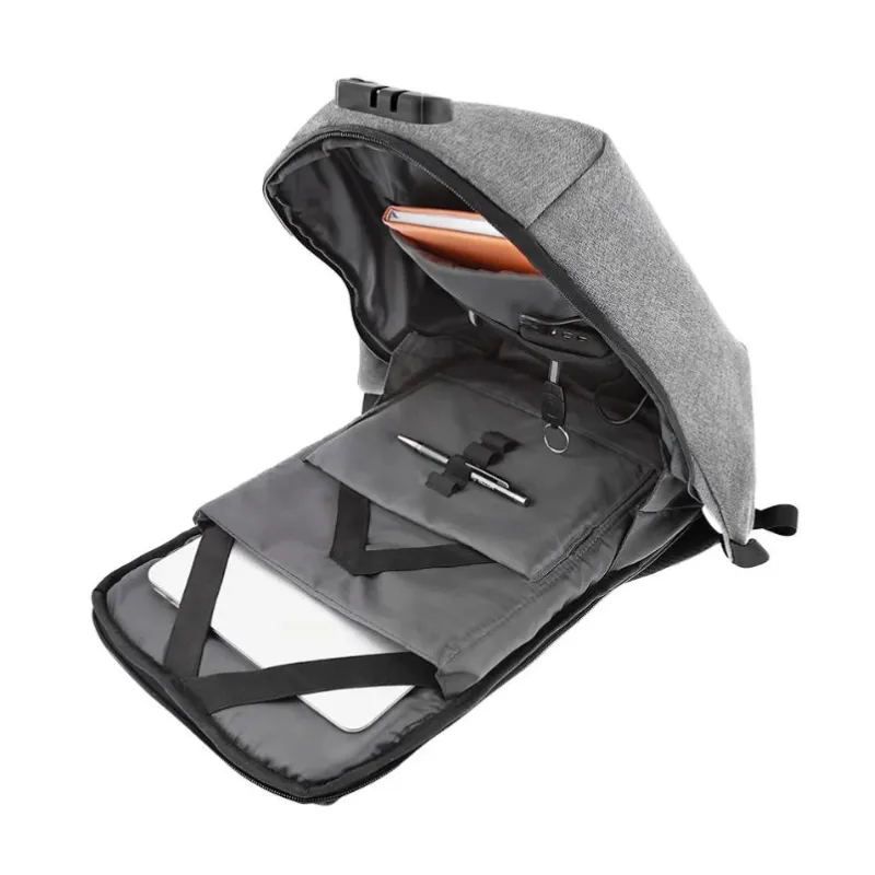 Tellur 15.6 Notebook Backpack Antitheft V2, USB Port, Gray