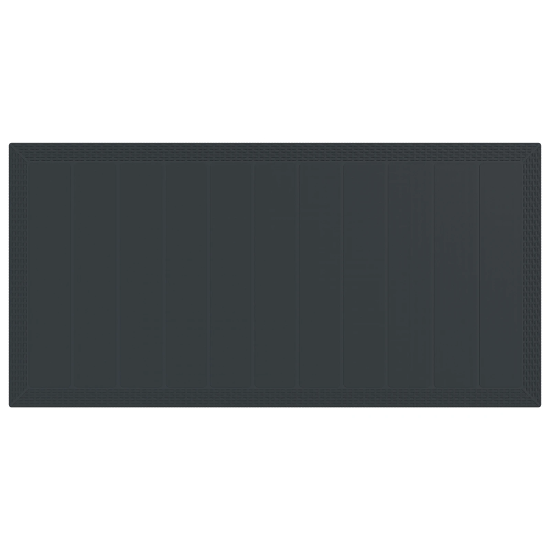 vidaXL Dārza ēdamgalds 7 pcs Antracīts Polipropilēns