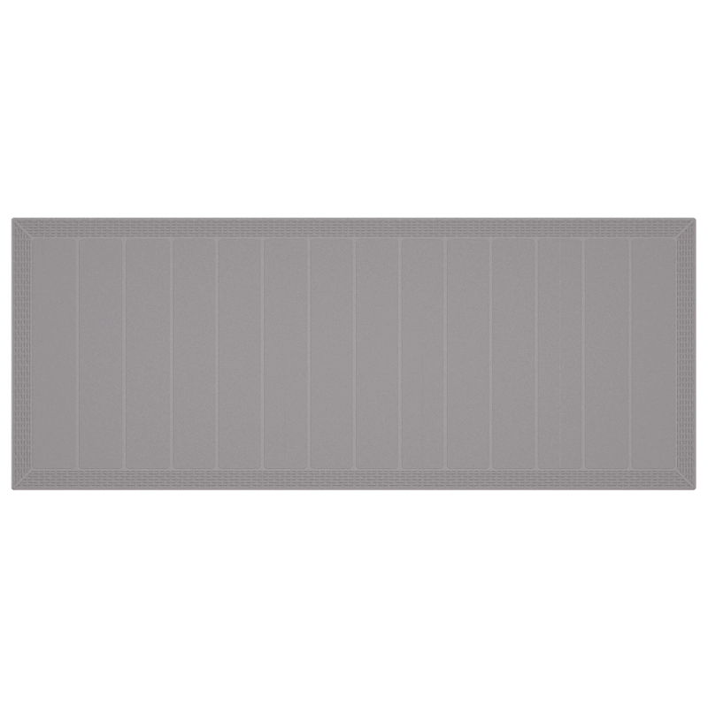 vidaXL Dārza ēdamgalds 9 pcs Balts Polt rattan