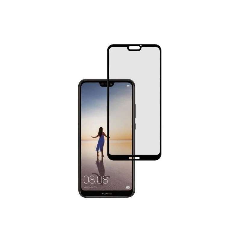 Tellur Tempered Glass 3D Case Friendly Full Glue for Huawei P20 Lite black