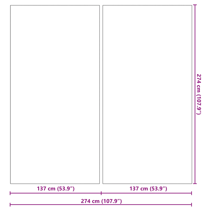 vidaXL Baseina grīdas pārklājs Gaiši pelēks 274 x 274 cm