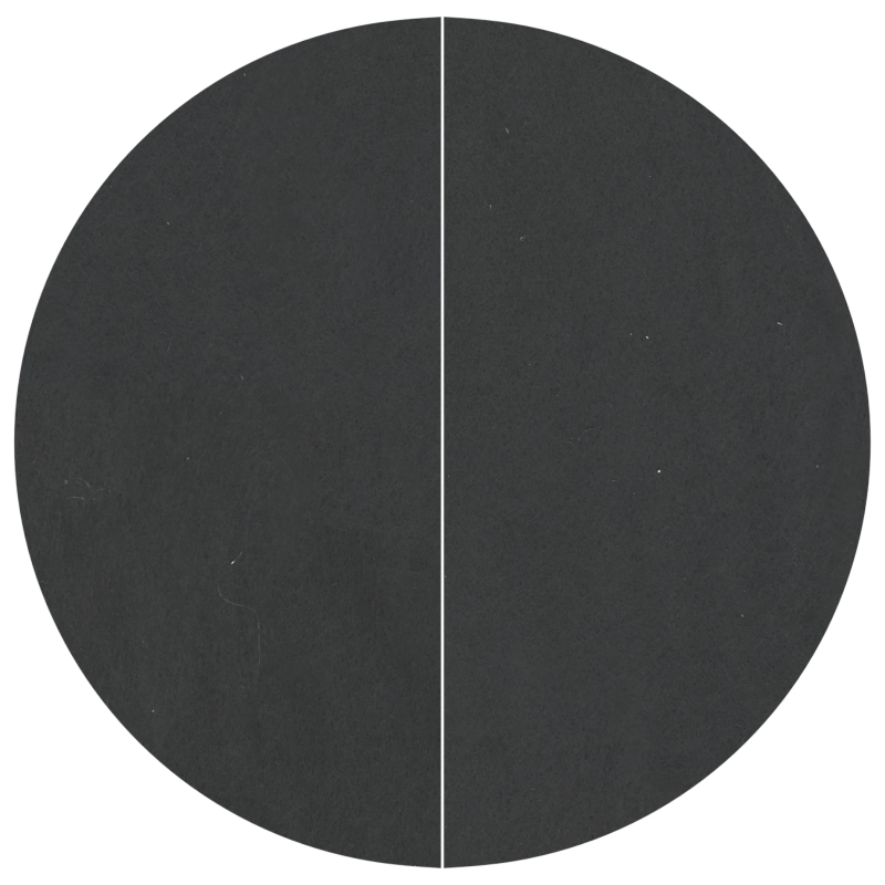 vidaXL Baseina grīdas pārklājs Melna DIA 244 cm Nesintētā auduma