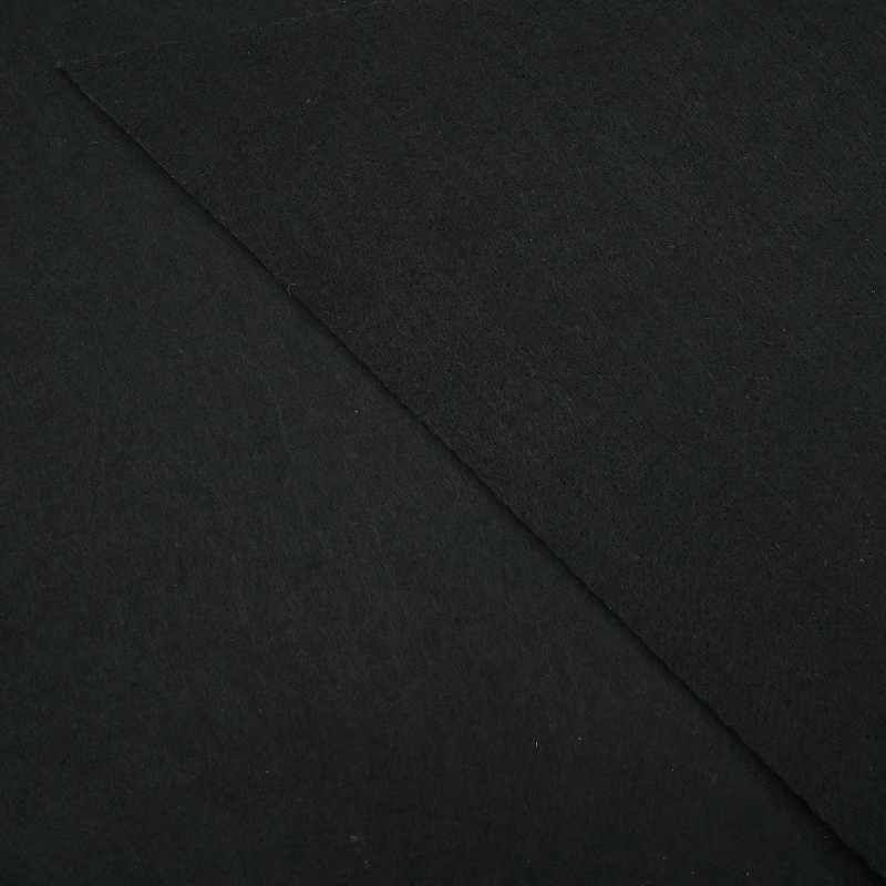 vidaXL Baseina grīdas pārklājs Melna DIA 396 cm Nesintētā auduma