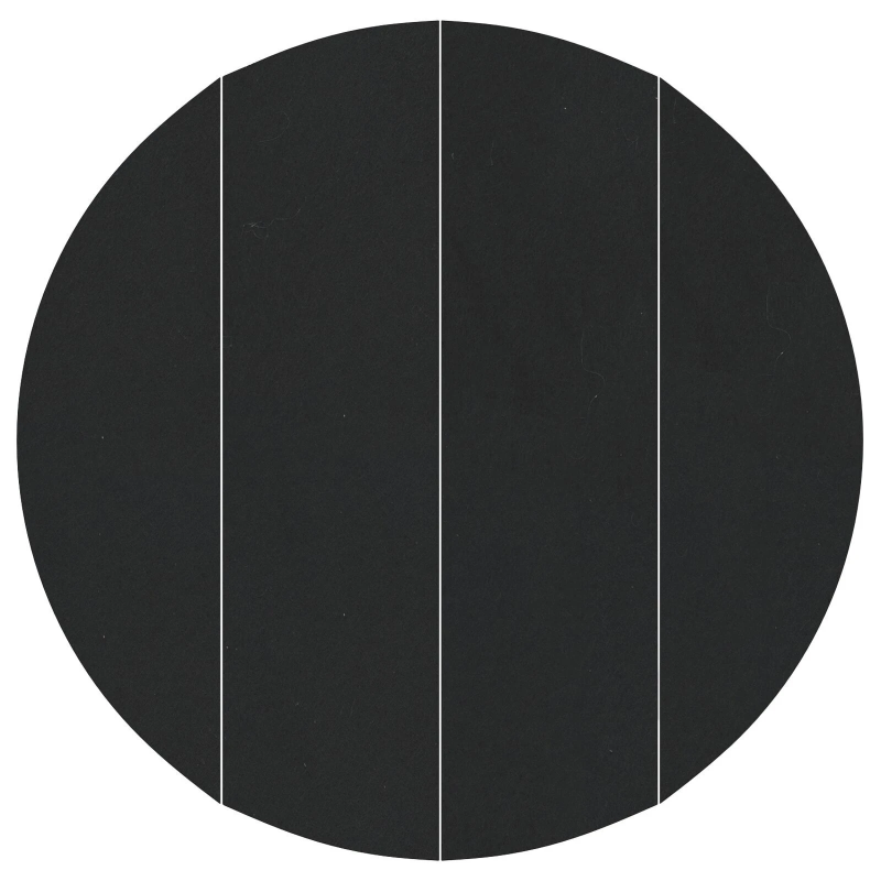 vidaXL Baseina grīdas pārklājs Melna DIA 428 cm Nesintētā auduma