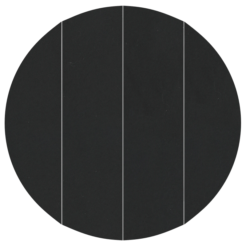 vidaXL Baseina grīdas pārklājs Melna DIA 458 cm Nesintētā auduma