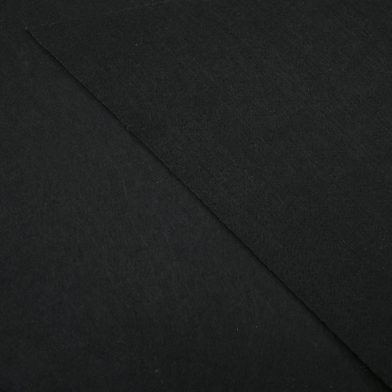 vidaXL Baseina grīdas pārklājs Melna DIA 550 cm Nesintētā auduma