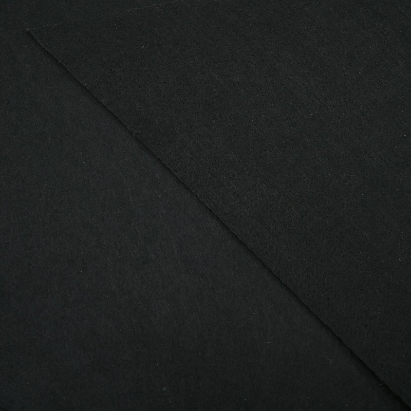 vidaXL Baseina grīdas pārklājs Melna 500 x 250 cm Nesintētā auduma