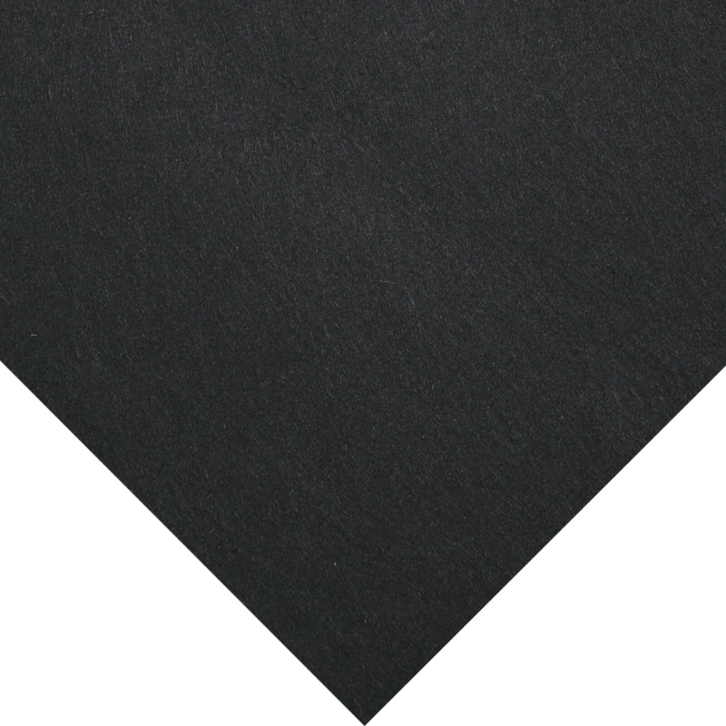 vidaXL Baseina grīdas pārklājs Melna 550 x 280 cm Nesintētā auduma