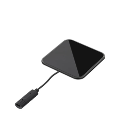 Tellur Qi Ultra-Slim Wireless Fast Charging Pad WCP03, 10W, Qi Certified, Tempered Glass Black