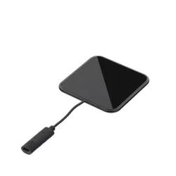 Tellur Qi Ultra-Slim Wireless Fast Charging Pad WCP03, 10W, Qi Certified, Tempered Glass Black