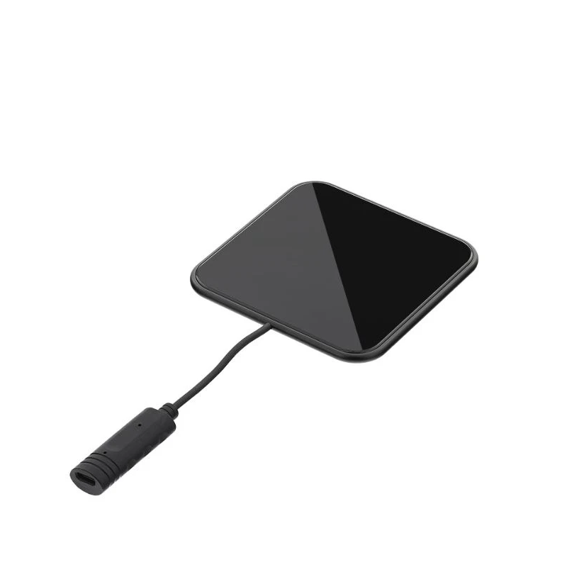 Tellur Qi Ultra-Slim Wireless Fast Charging Pad WCP03, 10W, Qi Certified, Tempered Glass Black