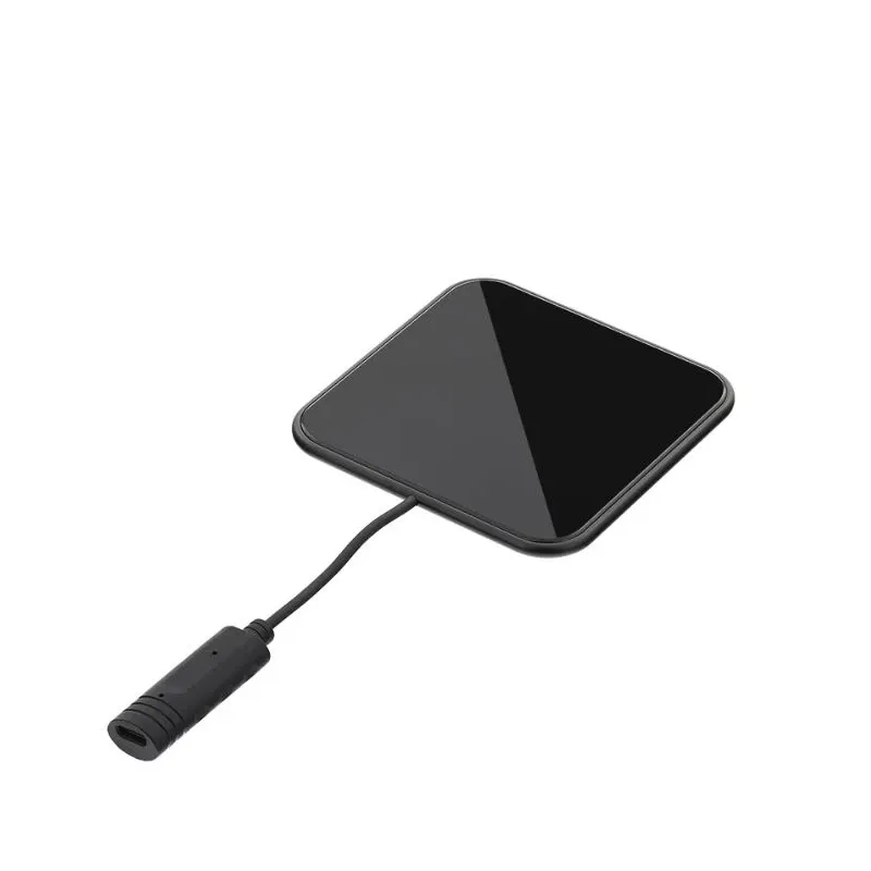 Tellur Qi Ultra-Slim Wireless Fast Charging Pad WCP03, 10W, Qi Certified, Tempered Glass Black