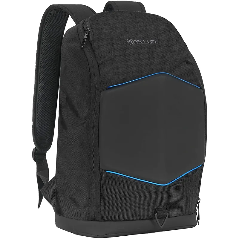 Tellur 15.6 Notebook Backpack Illuminated Strip, USB port, black