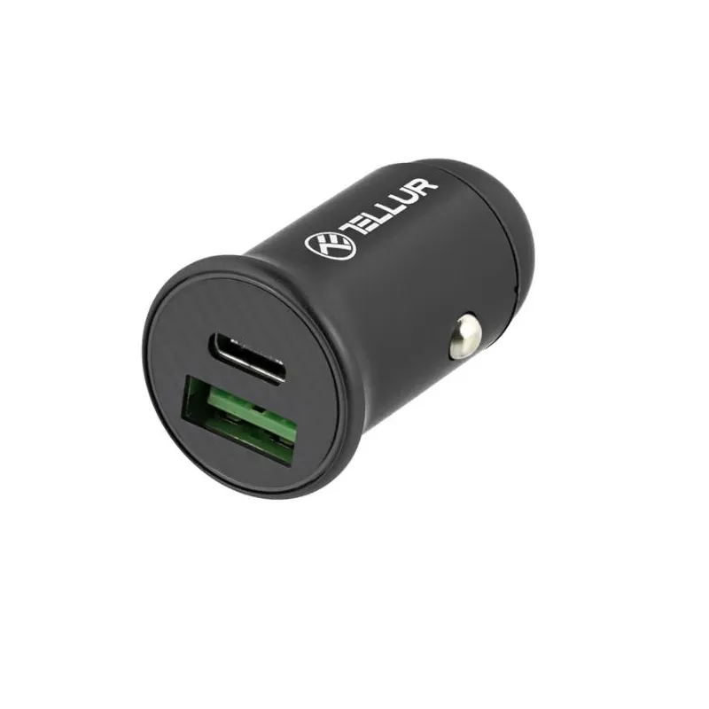 Tellur Car Charger PD60W QC30W FCC7 Black