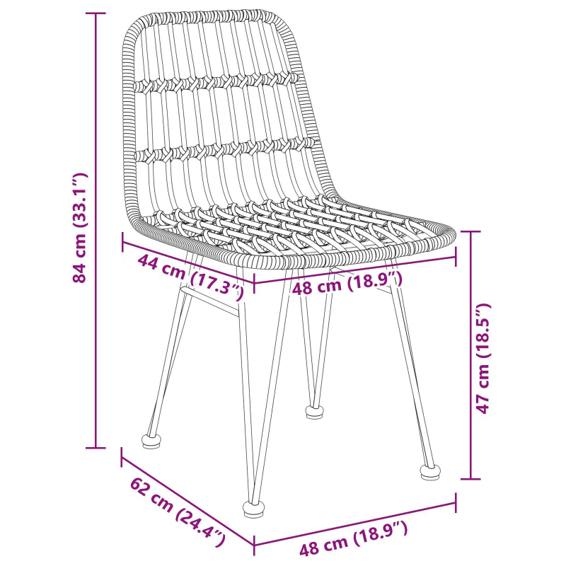 vidaXL Dārza ēdamgalds 5 pcs Brūna Tērauds ar pulverkrāsas pārklājumu