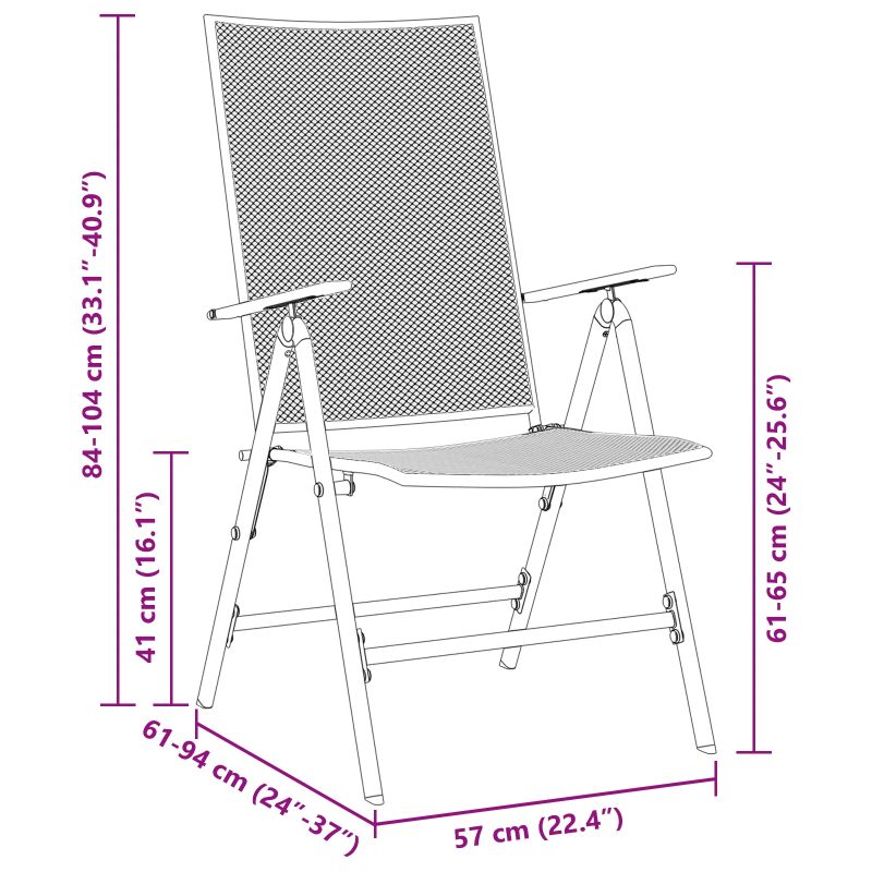 vidaXL Dārza ēdamgalds 5 pcs Antracīts