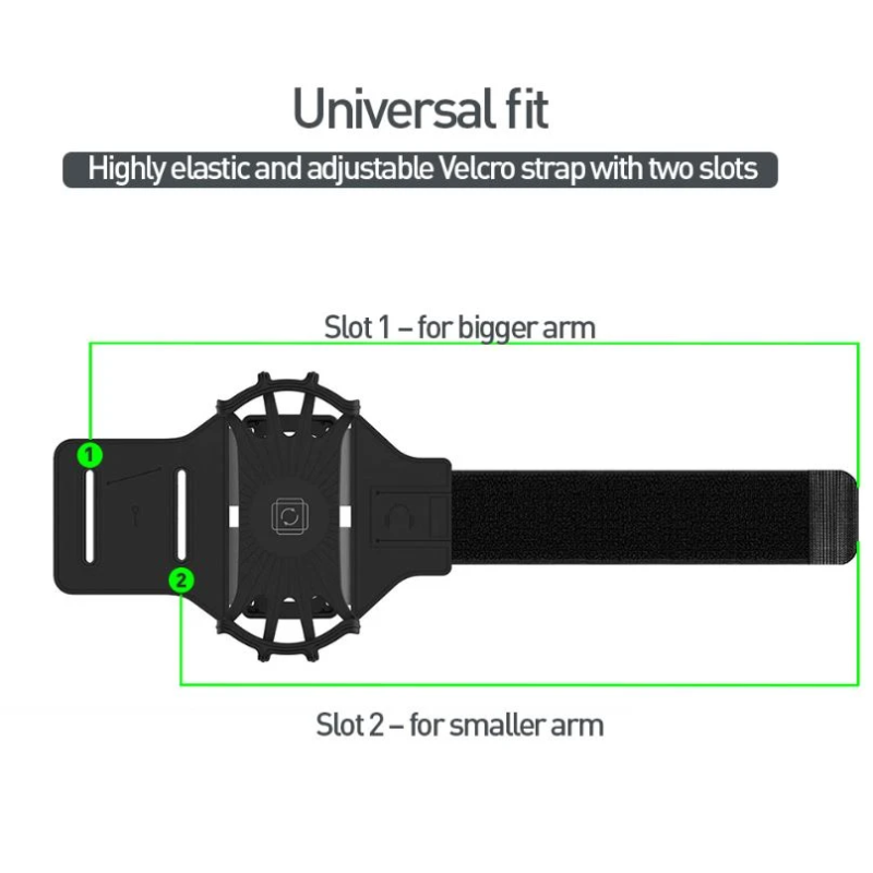 Tellur A100 Sports Armband Black