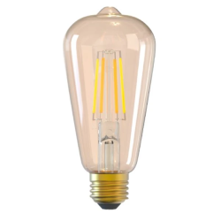 Tellur WiFi Filament Smart Bulb E27, Amber, White-Warm, Dimmer