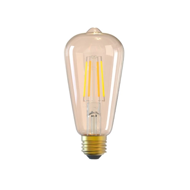 Tellur WiFi Filament Smart Bulb E27, Amber, White-Warm, Dimmer