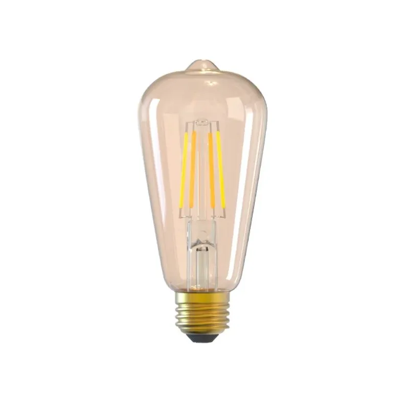 Tellur WiFi Filament Smart Bulb E27, Amber, White-Warm, Dimmer