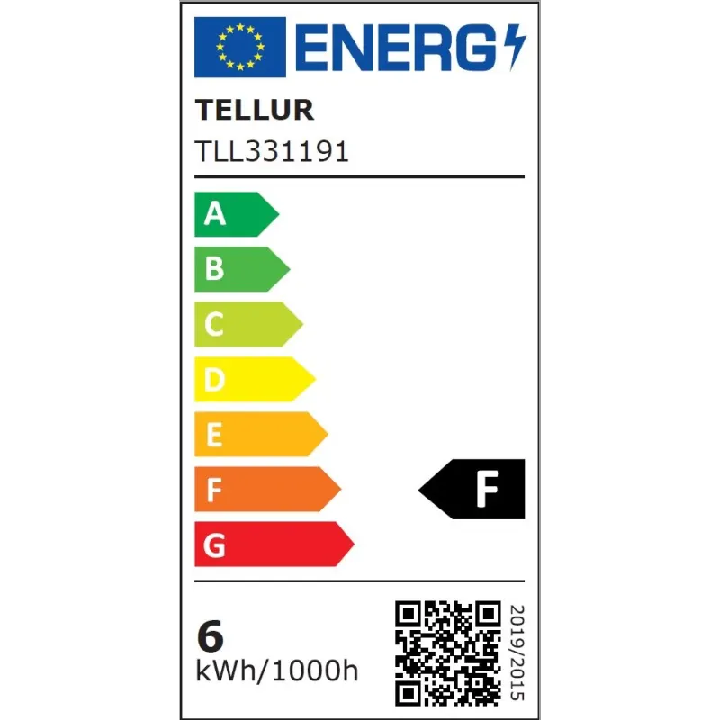 Tellur WiFi Filament Smart Bulb E27, Amber, White-Warm, Dimmer
