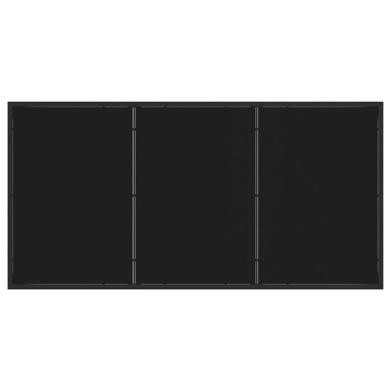 vidaXL Dārza ēdamgalds ar spilvenu 7 pcs Bēša poliratāns