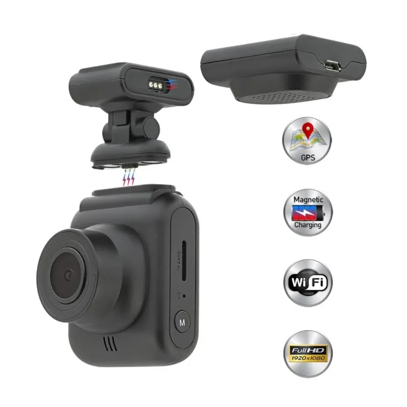 Tellur Dash Patrol DC2 FullHD 1080P, GPS Black