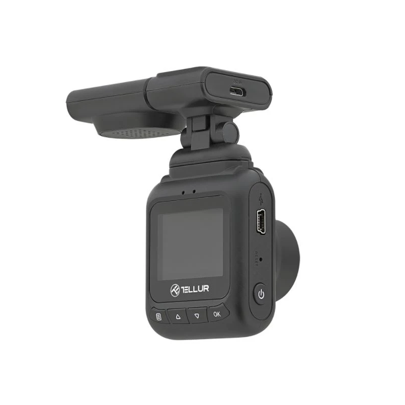 Tellur Dash Patrol DC2 FullHD 1080P, GPS Black