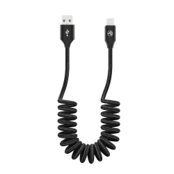 Tellur Data Cable Extendable USB to Lightning 3A 1.8m Black