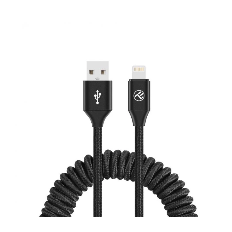 Tellur Data Cable Extendable USB to Lightning 3A 1.8m Black