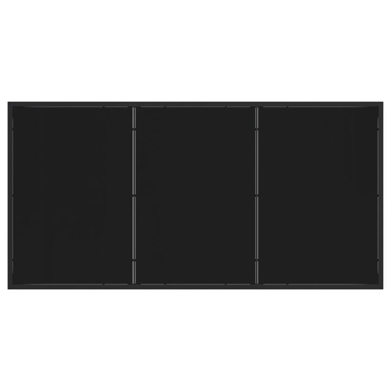 vidaXL Dārza ēdamgalds ar spilvenu 7 pcs Bēša poliratāns