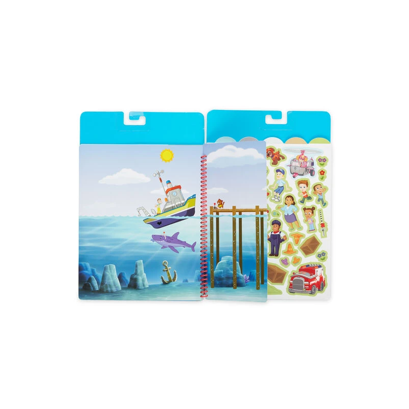 PAW PATROL Uzlīmju komplekts "Dino glābšana"