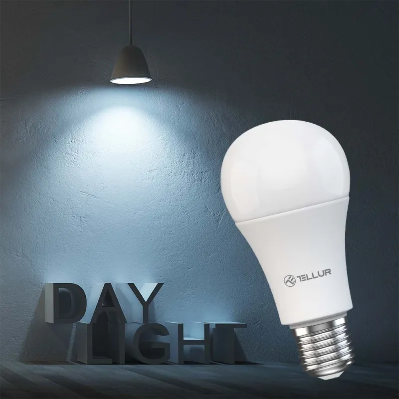 Tellur Smart WiFi Bulb E27, 9W, White-Warm, Dimmer