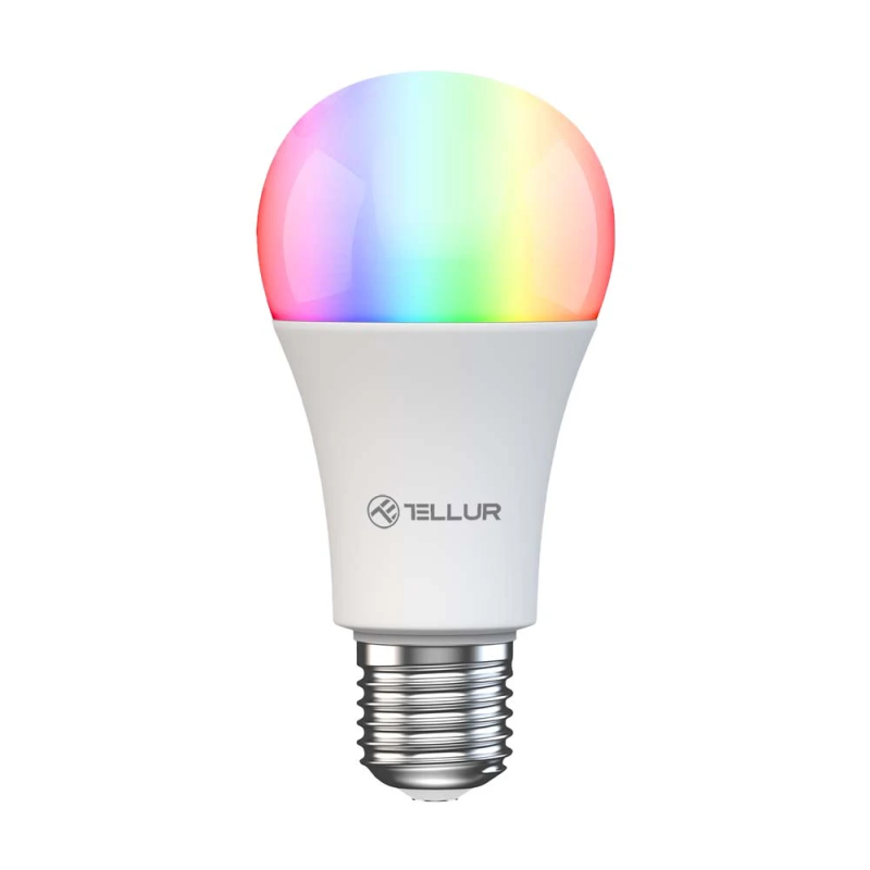 Tellur Smart WiFi Bulb E27, 9W, White-Warm-RGB, Dimmer