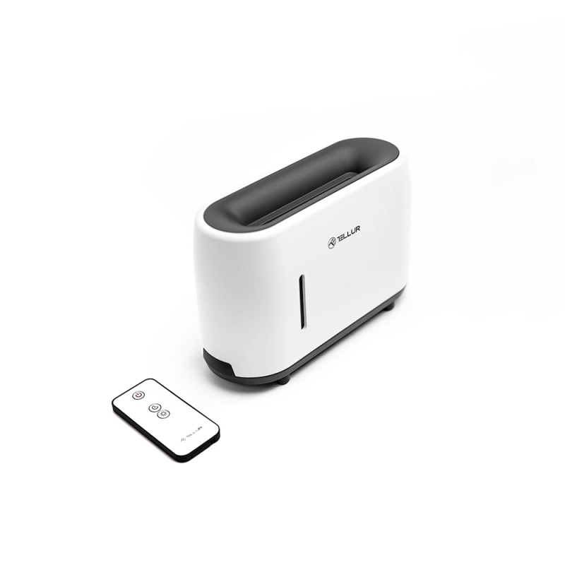 Tellur Flame aroma diffuser 240ml, 12 hours, remote control, white