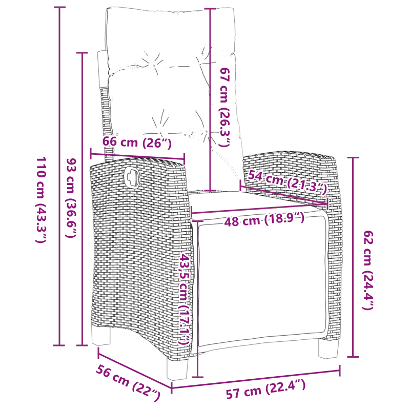 vidaXL Dārza ēdamgalds ar spilvenu 5 pcs Bēša poliratāns