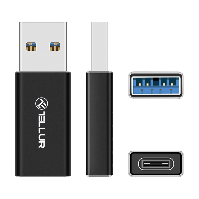 Tellur USB-A To USB-C M-F Adapter