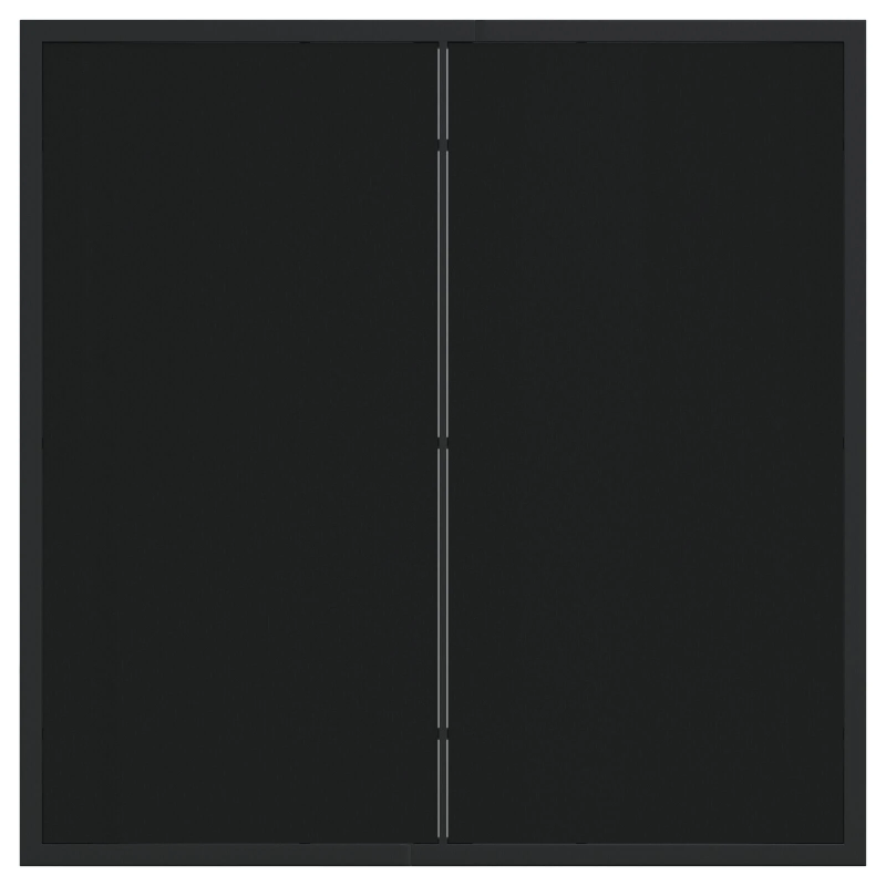 vidaXL Dārza ēdamgalds ar spilvenu 5 pcs Brūna poliratāns