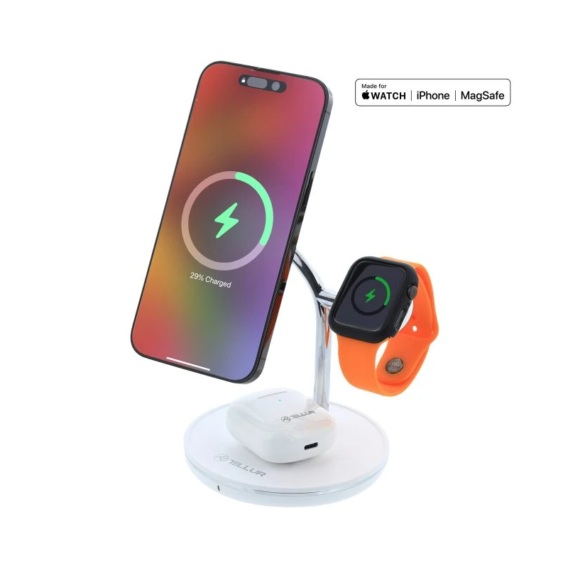 Tellur 3in1 MagSafe Wireless Desk Charger