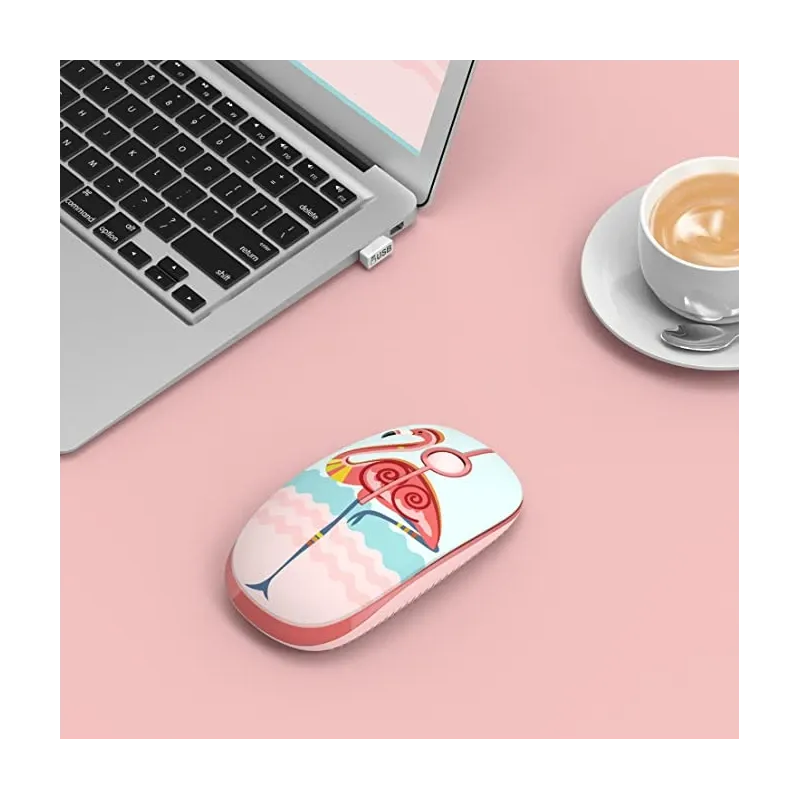 Tellur Kids Wireless Mouse Flamingo