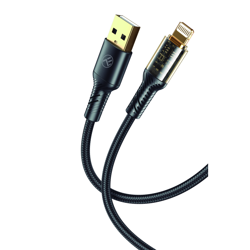 Tellur Data Cable USB to Lightning 2.4A 100cm Black