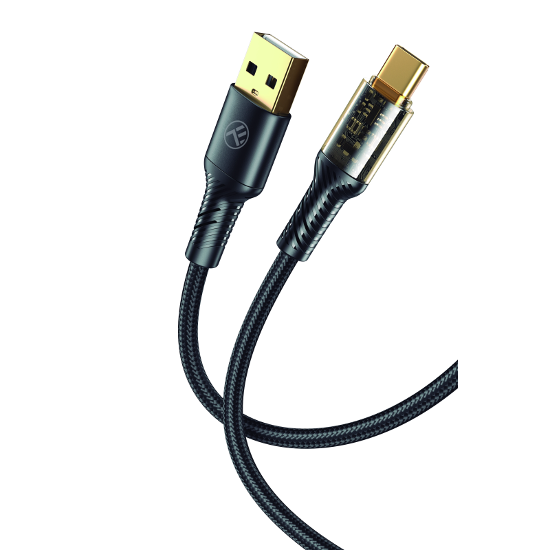 Tellur Data Cable USB to Type-C 3A 100cm Black