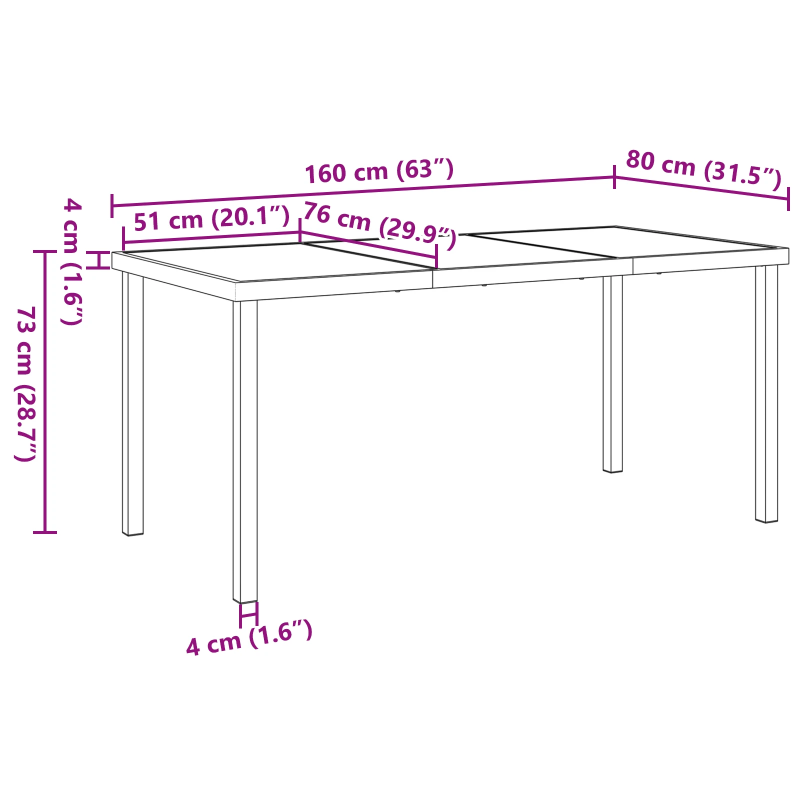 vidaXL Dārza ēdamgalds 5 pcs Gaiši pelēks poliratāns