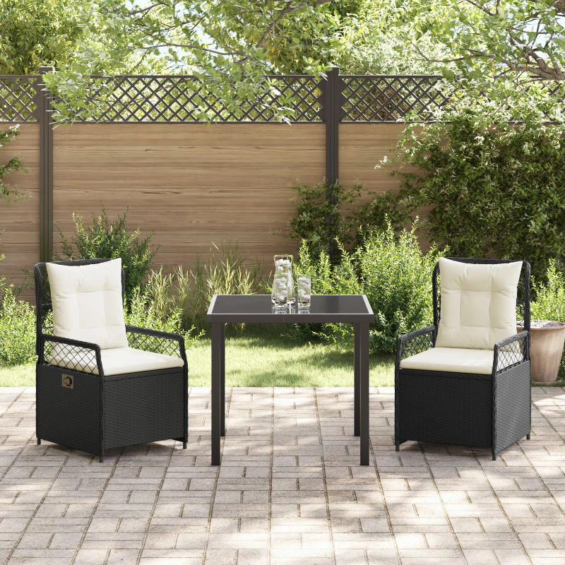 vidaXL Dārza ēdamgalds 5 pcs Pelēka poliratāns