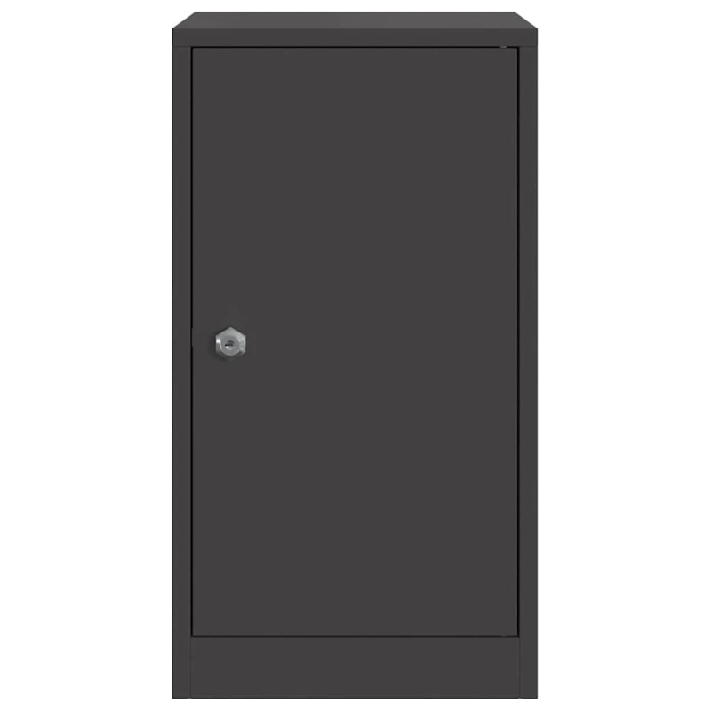 vidaXL pastkastei Melna 30 x 23 x 55 cm Tērauds