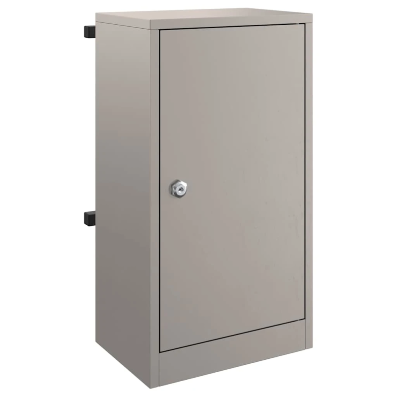 vidaXL pastkastei ar durvīm Rūsa 30 x 20 x 55 cm Novecināts tērauds