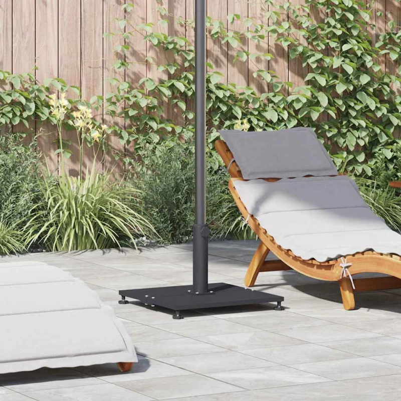 vidaXL Saulessarga pamatne Tumši pelēks 45 x 45 x 31 cm