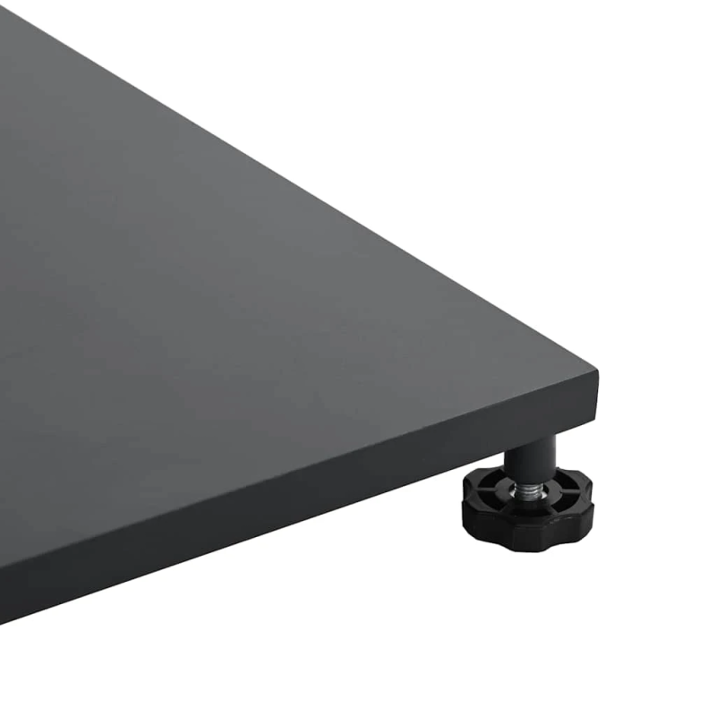 vidaXL Saulessarga pamatne Tumši pelēks 45 x 45 x 31 cm